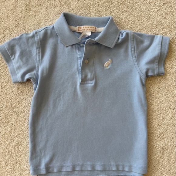 The Beaufort Bonnet Company Other - The Beaufort Bonnet Company Prim & Proper Polo in Periwinkle Blue Size 2T
